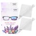2pcs Glasses Lens Wipes -Fog Eyeglasses Cleaners Eye Glass Clean Wipes Glasses Wipes Eyeglasses Cleaning Cloths Phone Screen Cleaners Portable Wipes