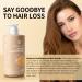 Anti Hair Loss Shampoo - Nourishing Ginger Hair Growth Treatment for Men & Women | Volumizing Regrowth with Herbal Essences Rose & Castor Oil - 16.8 fl. oz - Buy Online on GoSupps.com