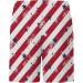Men's Comfy Eagle American Flag Swim Trunk Shorts - Navy, Large | Stretch Waistband Beach Shorts - Buy Online on GoSupps.com
