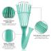 Detangling Brush for Black Natural Hair - Afro Textured 3a to 4c Kinky Wavy - Wet/Dry - Green - Buy Online on GoSupps.com