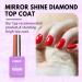 FZANEST Gel Top Coat Diamond- 15ml No Wipe Top Coat Clear Gel Nail Polish High Gloss Mirror Shine Soak Off UV LED Gel Finish Long Lasting - Buy Online on GoSupps.com