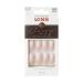 KISS Classy French Nail Manicure Kit with Gel Finish  Long  Coffin Shaped  Includes Mini Nail File  Manicure Stick  28 Fake Nails & Pink Glue (Net Wt. 2 g)  Be-You-Tiful'  28 Count Be-you-tiful 28 Count (Pack of 1)