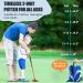 ToVii Golf Putter 2-Pack | Adjustable Mini Golf Putter for Kids & Adults | Two-Way Right or Left Handed | Junior Golf Clubs with Premium Grip | Blue+Red - Buy Online on GoSupps.com