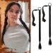 Sofeiyan Long Braid Ponytail Extension with Hair Tie Straight Sleek Wrap Around Hair Extensions Braid Pony Tail Fluffy Natural Soft Synthetic Hairpieces for Women Daily Wear 2Pcs 26 inch-Dark Brown 26 Inch (Pack of 2) Dark Brown