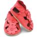 Dotty Fish Soft Leather Baby Shoes | Toddler Sandals | Non-Slip Suede Soles | Coral Flowers | Sizes 0-6 Months to 3-4 Years - Buy Online on GoSupps.com