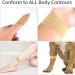 SANSHENG 1 Inch Self Adherent Cohesive Bandages Brown Athletic Tape (12 Pack) - Skin Color Wrap for Wrist, Ankle, Hand - Non-Slip Compression Tape - Buy Online on GoSupps.com