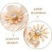 ABOOFAN 1 Pair Bridal Hair Accessories Wedding Hair Accessories Fairy Jewelry for Women Hair Comb Wedding Hair Combs for Wedding Hair Combs for Women Decorative Light Luxury Hairpin Bride - Buy Online on GoSupps.com