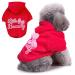 JECIKELON Winter dog Hoodie Sweatshirts Warm dog clothing for small dogs chihuahua coat clothing puppy cat costume (medium y01-red) medium y01-red