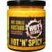 Hot-Headz! Hot n Spicy Mustard Jalapeno & Serrano Chilli 250g Jar Perfect for Hot Dogs Roast Potatoes Chicken Slices Mashed Potato. Add A Spicy Kick to Any Dish. A Great Gift for Mustard Lovers