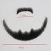 ZigZag Black Human Hair Beard Extension for Men - Realistic Costume Fake Beard | Beard6 - Buy Online on GoSupps.com