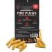 Dextreme Fire Plugs 50 Pcs Weatherproof Fire Starter for Campfires, Emergencies, Survival, Fire Pits, Grills | Can Light 50+ Fires | 5+ Minute Burn | All Natural | Made in North America