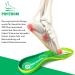 Popzoom Heel Spur Obesents Orthopedic Insoles for Flat Feet & Plantar Fasciitis - Gel Inserts Sport - XS (EU35-38) Green - Buy Online on GoSupps.com
