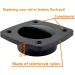 LEQMG Black Nylon Flush Pull Recessed Sliding Door Handle - Boat Cabin Accessories (2 Pcs) - Buy Online on GoSupps.com
