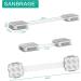 Child Safety Strap Locks (4 Pack) - Secure Fridge, Drawers, Oven, Cabinets, Toilet, Dishwasher - Double Lock Structure, 3M Adhesive - No Drilling Needed - Buy Online on GoSupps.com