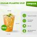 Lilymicky 12oz Clear Plastic Cups - 300 Pack Disposable Cups for Parties, Picnics, BBQ, Travel & Events - Buy Online on GoSupps.com