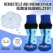 Slowton Anti-Slip Dog Socks - 3 Pairs for Hardwood Floors | Soft Adjustable Paw Protection for Small & Medium Dogs (Blue L) - Buy Online on GoSupps.com