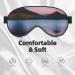 SSIMOO Lake Under Sunset Print Eye Mask | Double-Sided Soft & Light Blocking for Better Sleep Quality - Buy Online on GoSupps.com