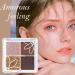 Eyeshadow Makeup Palette - Waterproof 4 Colors Eye Shadow Palette Matte and Shimmer Pigmented Blending Eye Shadow Pallet Natural Velvet Texture Eye Shadow Makeup Palette for Her 02 - Buy Online on GoSupps.com
