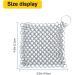 DUIJINYU Stainless Steel Chainmail Scrubber for Cast Iron - 4x4 Inch Skillet Cleaner - Removes Stuck Food Safely - Pre-Seasoned Cookware and Waffle Iron Safe - Ideal for Dutch Ovens and Glassware - Buy Online on GoSupps.com