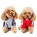 Dog sweater for small dogs dog hoodie pet puppy cat cute cotton warm hoodies coat sweater XS grey and red