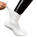 M Magic Sport Diabetic Above Ankle Socks for Men Women Non-Binding Circulatory Cushion Seamless Cushioned Bunion Pad (X-Large White) X-Large White