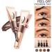 Gel Sourcils Peel Off 2 pcs Brun Rouge Teinture Sourcils Tattoo Longue Dur e Teinture Sourcil Semi-permanent Eyebrow Gel Tint Peel Off for Defined Eyebrows Waterproof et Sans Bavures - 7g (#03) - Buy Online on GoSupps.com