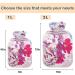 Naanle Skull Flowers Heat Bottle - Transparent Hot Water Bottle for Pain Relief & Therapy | 1L Hand/Foot Warmer - International Shipping - Buy Online on GoSupps.com
