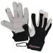 ALPIDEX via ferrata gloves unisex genuine leather gloves climbing gloves half finger gloves via ferrata wild black L