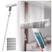 RRRYYYZZ 75'' Spray Squeegee for Window Cleaning with 4-Section Extension Pole 4 in 1 Glass Squeegee Window Washing Kit with Sewage Collector and 5 Pads