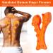 Therapy Trigger Point Massage Device for Shoulder & Neck Fatigue Relief | Relax Body & Mind | Includes Retractable Itching Scraper (Orange) - Buy Online on GoSupps.com