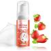 Kids Foam Toothpaste Toddler Toothpaste with Low Fluoride for U Shaped Toothbrush Anticavity Foaming Toothpaste and Mouthwash for Toddler Kids and Children s Teeth Cleaning (Strawberry)