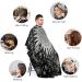 Bohemian Floral Dotted Daisy Barber Cape - Water Stain Resistant & Anti-Static Hair Cutting Apron for Salon Professionals | 56.7x66.9 Inch - Buy Online on GoSupps.com