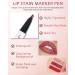 Lestpola Liquid Lipstick Matte Dark Red Long Lasting Waterproof 24 Hour Lipstick Makeup for Lips Gift for Women 01 01Dark Red - Buy Online on GoSupps.com