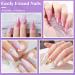 MELLIEX 240pcs Almond Nail Tips - Full Cover Soft Gel Press on Nails Extension - Clear Fake Nails for DIY - 12 Sizes - Buy Online on GoSupps.com