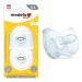 Medela Baby Pacifier | 0-6 Months | Includes Sterilizing Case | 2-Pack | Soft Silicone | BPA-Free | Supports Natural Suckling | Blue and Clear 0-6 Month (2 Pack) Blue/Transparent (Soft Silicone)