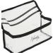 Transparent Makeup Bag | Cosmetic Bag & Toiletry Case with Zipper | International Shipping - Buy Online on GoSupps.com