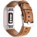 Leather Bands Compatible for Fitbit Charge 4/ Charge 3/ Charge 3 SE Fitness Tracker  Genuine Leather Band Replacement Strap Wristband Accessories for Women Men Brown leather - Buy Online on GoSupps.com