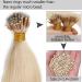 20" Nano Ring Tip Hair Extensions Real Human Hair 50Strands #60 Platinum Blonde (50g) - Buy Online on GoSupps.com