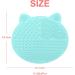  2-Pack Makeup Brush Cleaning Mat Cute Cat Ear Animal Design Silicone Portable Brush Cleaner Pad Washing Tools with Suction Cups US Patent Registered (Purple+Green) - Buy Online on GoSupps.com