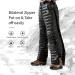 Naturehike Black Goose Down Pants - Ultra Warm Side Zipper - 29W x 19L - Buy Online on GoSupps.com