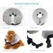 Pet Sppies Inflatable Collar for Dogs & Cats - Comfortable Recovery & Swimming Protective Pillow (XL/Gray) - Magic Zipper Neck Protection - Buy Online on GoSupps.com