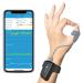 Bluetooth Oxygen Meter Pulse Oximeter | O2 Saturation Level and Heart Rate, Smart O2 Sensor, Finger Ring with Free APP - Oxiband (Checkme) O2 Pulse Oximeter