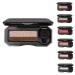 Perfect Dual Color Eyeshadow Portable Dual-Color Glitter Eyeshadow Palette Highly Pigmented Two Color Eye Shadow Plate Long Lasting for Eye Makeup (#2)