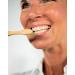 Woobamboo Bamboo Toothbrush Pack of 4 - Eco-Friendly Biodegradable Soft Bristles Slim Handle Vegan BPA Free - Buy Online on GoSupps.com