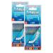 Pikdent interdental brushes - durable coated steel nucleus and Tynex bristles - 5. Size: light blue - 0.8 mm half -cone - 20 toothbrushes