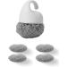 Plastic Sponge Scrubber Cleaning Balls Cutlery Scrubber Metal Scrubbing Pad Balls for Pots and Pans Cleaning Removes Rust Dirty Cookware Cleaner with Handle (Sassafras) - Buy Online on GoSupps.com