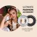 Invisibobble Original Traceless Hair Ring 8 Pack - Crystal Clear & True Black - Buy Online on GoSupps.com