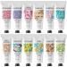 BODY & EARTH # LOVE 12 Pack Natural Plant Fragrance Moisturizing Hand Cream for Dry Hands Mini Hand Lotion with Shea Butter Travel Size Hand Cream Set Gift Set for Women 0.08 Fl Oz (Pack of 12)