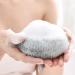 Exfoliating Bath Loofah Sponge with Suction Cup | Spa Pouf Shower Scrubber for Deep Cleaning | Body Dead Skin Remover | Rubbing Ball for Men and Women - Blue - Buy Online on GoSupps.com
