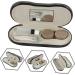 Pretyzoom 2-in-1 Glasses Case & Travel Kit - PU Leather Sunglasses Holder & Contact Lens Case | International Shipping - Buy Online on GoSupps.com